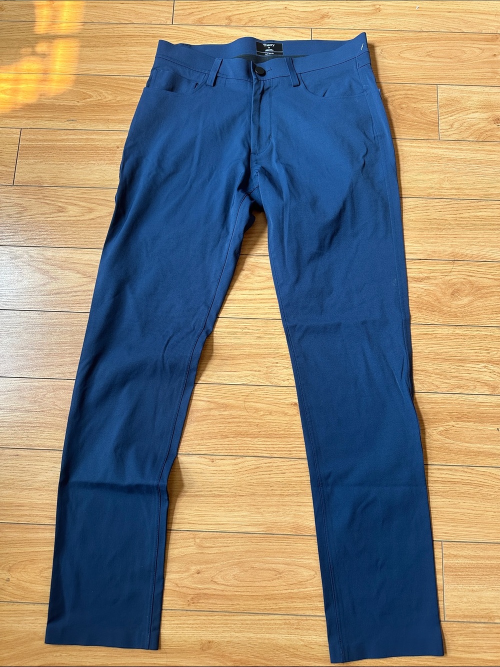 Theory Navy Raffi Neoteric Twill Pants